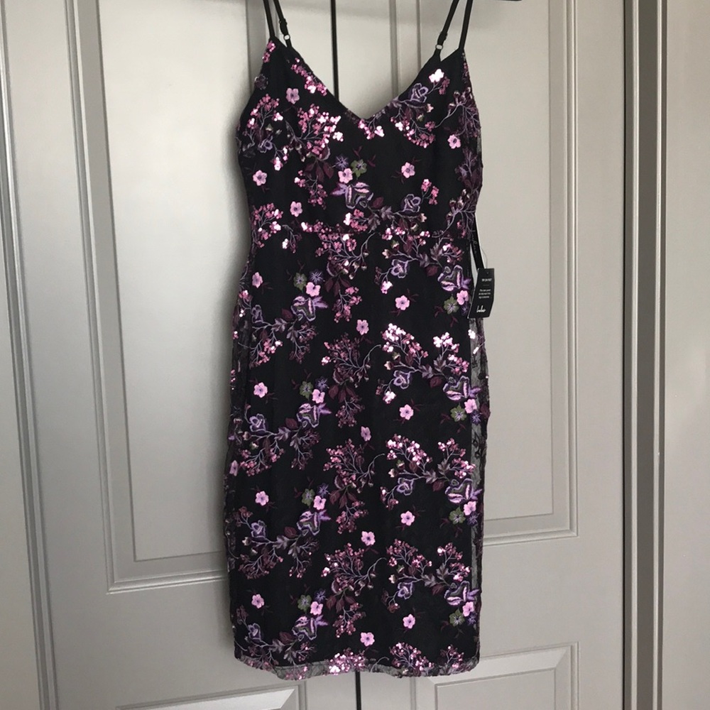 Lulu’s Black and purple dress